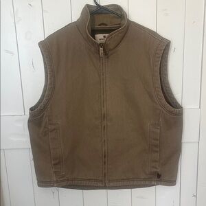Woolrich Men's Brown Sleeveless Vest